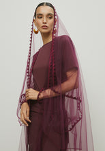 Load image into Gallery viewer, MAROON SARONG KAFTAN