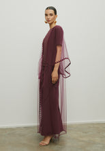 Load image into Gallery viewer, MAROON SARONG KAFTAN