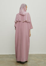 Load image into Gallery viewer, MAUVE TASSELS ABAYA /SHAYLA
