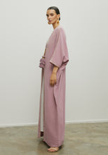 Load image into Gallery viewer, MAUVE TASSELS ABAYA /SHAYLA