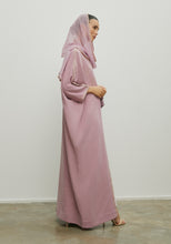 Load image into Gallery viewer, MAUVE TASSELS ABAYA /SHAYLA