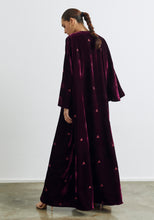 Load image into Gallery viewer, Velvet Maroon Abaya & Shayla