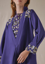Load image into Gallery viewer, Embroidered Purple Kraftan
