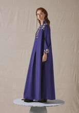 Load image into Gallery viewer, Embroidered Purple Kraftan