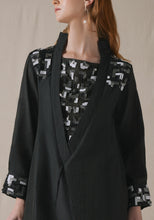 Load image into Gallery viewer, Black Embroidered Kaftan