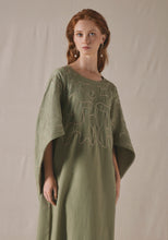 Load image into Gallery viewer, Sage Embroidered Kaftan