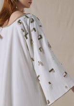 Load image into Gallery viewer, White Embroidered Kaftan