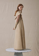 Load image into Gallery viewer, Beige Asymmetrically Draped Kaftan