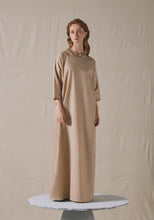 Load image into Gallery viewer, Beige Embroidered Kaftan