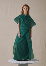 Load image into Gallery viewer, Green Draped Kaftan