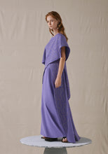 Load image into Gallery viewer, Purple Draped Kaftan