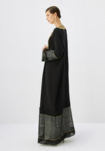 Load image into Gallery viewer, Bisht Abaya/Tulle with Gold embroidery And Shayla