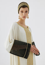 Load image into Gallery viewer, Founding Day off white Kaftan/Headband