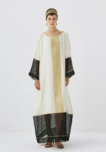 Load image into Gallery viewer, Founding Day off white Kaftan/Headband