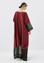 Load image into Gallery viewer, Founding Day Maroon Kaftan/Headband