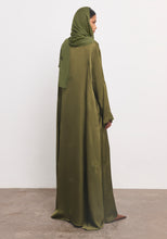 Load image into Gallery viewer, Olive Abaya & Shayla in Khanjar Style