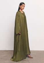 Load image into Gallery viewer, Olive Abaya & Shayla in Khanjar Style