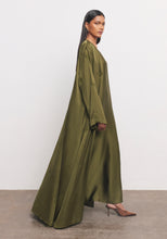 Load image into Gallery viewer, Olive Abaya & Shayla in Khanjar Style