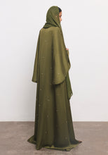 Load image into Gallery viewer, Olive Abaya & Shayla in Dot Style