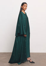 Load image into Gallery viewer, Teal Abaya & Shayla in Dot Style