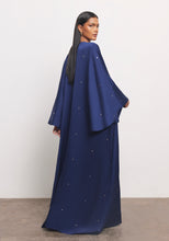Load image into Gallery viewer, Indigo Abaya & Shayla in Dot Style