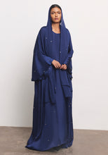 Load image into Gallery viewer, Indigo Abaya & Shayla in Dot Style
