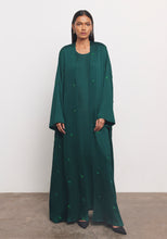 Load image into Gallery viewer, Teal Abaya & Shayla in Triangle Style