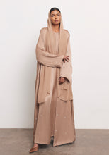 Load image into Gallery viewer, Blush Abaya & Shayla in Triangle Style
