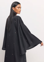 Load image into Gallery viewer, Black Abaya & Shayla in Dot Style