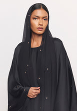 Load image into Gallery viewer, Black Abaya & Shayla in Dot Style