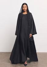 Load image into Gallery viewer, Black Abaya & Shayla in Dot Style