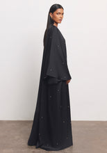 Load image into Gallery viewer, Black Abaya & Shayla in Dot Style