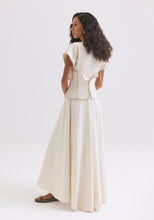 Load image into Gallery viewer, Corset Dress in Cream