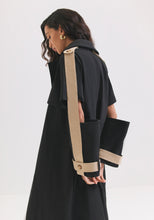 Load image into Gallery viewer, Trench Coat with Cutout Sleeves
