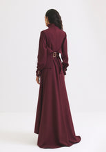 Load image into Gallery viewer, Maroon Corset Dress