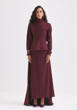 Load image into Gallery viewer, Maroon Corset Dress