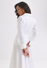 Load image into Gallery viewer, White shirt dress