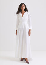 Load image into Gallery viewer, White shirt dress