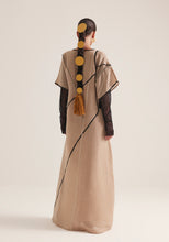 Load image into Gallery viewer, Oat Kaftan with graphic embroidery