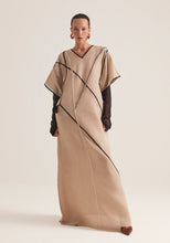 Load image into Gallery viewer, Oat Kaftan with graphic embroidery