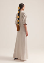 Load image into Gallery viewer, pinstriped waisted Kaftan with robes