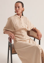 Load image into Gallery viewer, Oat Waisted Kaftan with robes