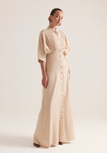 Load image into Gallery viewer, Oat Waisted Kaftan with robes