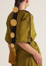 Load image into Gallery viewer, Olive wrap kaftan
