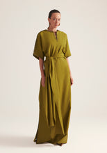 Load image into Gallery viewer, Olive wrap kaftan