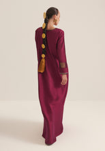 Load image into Gallery viewer, Cherry Kaftan with embroidery