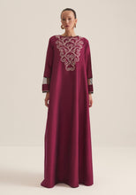 Load image into Gallery viewer, Cherry Kaftan with embroidery