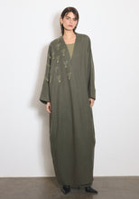Load image into Gallery viewer, Wool Moss Abaya & Shayla