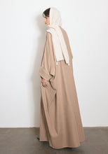 Load image into Gallery viewer, Wool Beige Abaya & Shayla