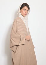 Load image into Gallery viewer, Wool Beige Abaya & Shayla